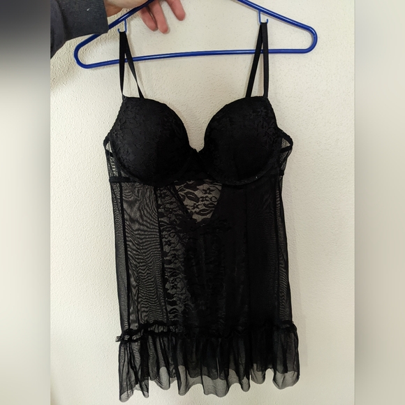 Gilligan & O'Malley medium black chemise - Picture 1 of 7